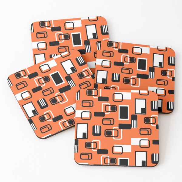 Item preview, Modern Mid Century Geometric Shapes Bold Pattern designed and sold by Artification.
