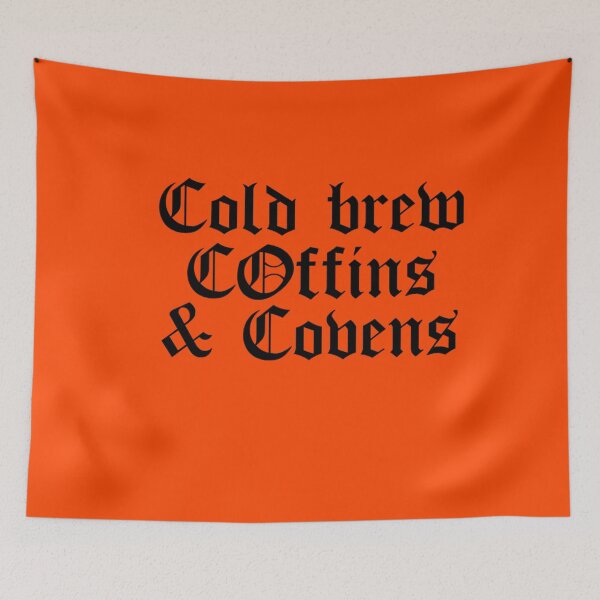 Item preview, Cold Brew, Coffins & Covens, Halloween, Fall,Halloween, Goth, Creep Halloween, Scary, Scary Halloween, Halloween Gift, Spooky designed and sold by Eteees.