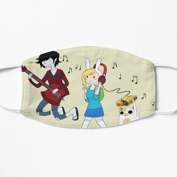 Adventure time with Marshall Lee, Fionna, and Cake Flat Mask