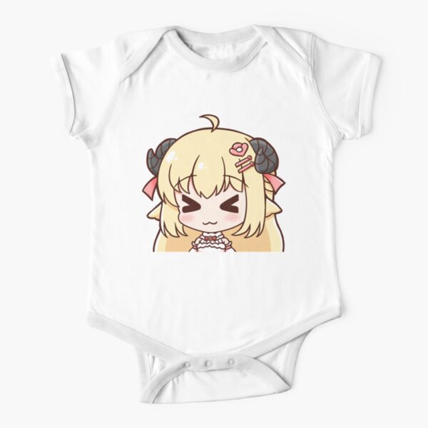 Hololive Short Sleeve Baby One Piece Redbubble - ah hah a sleeves roblox