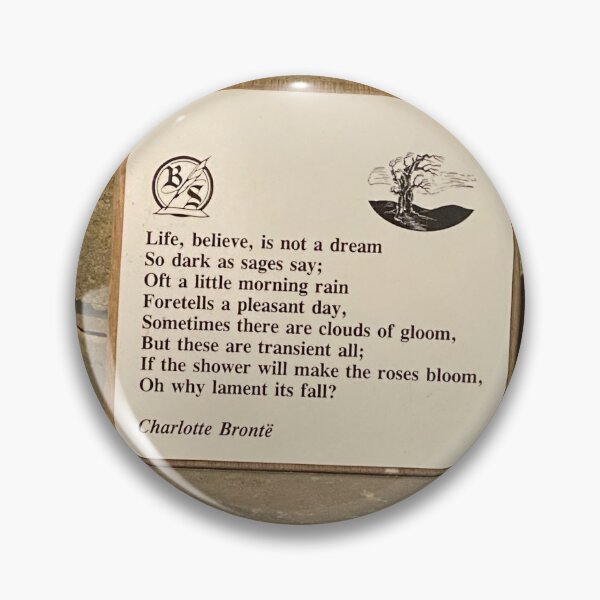 Item preview, Poem of Charlotte Brontë at the church in Hawoth designed and sold by Pelikancrazy.