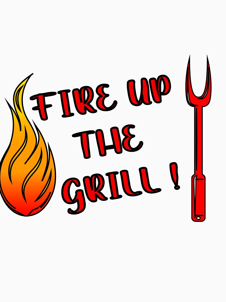 Fire Up The Grill Bbq Satan T Shirt For Sale By Moroccandesin