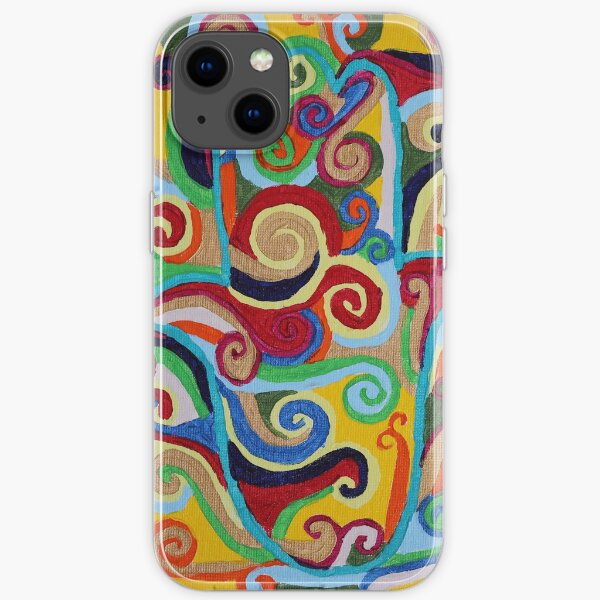 Hamsa Yellow iPhone Soft Case