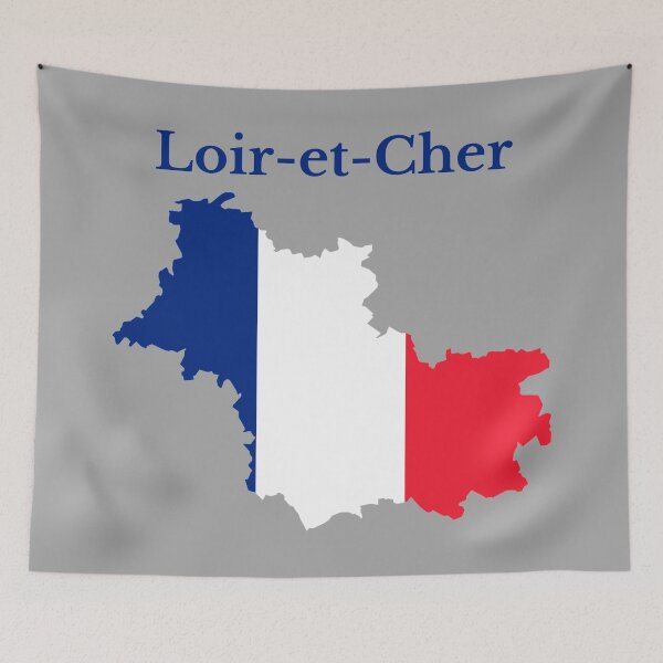 Item preview, Loir-et-Cher Map, France, French Department designed and sold by marosharaf.