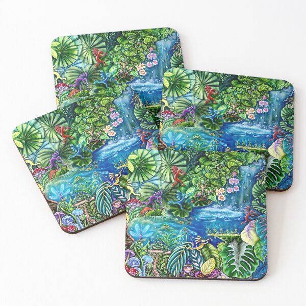 Item preview, Forest creatures having fun in the forest designed and sold by decasoart.