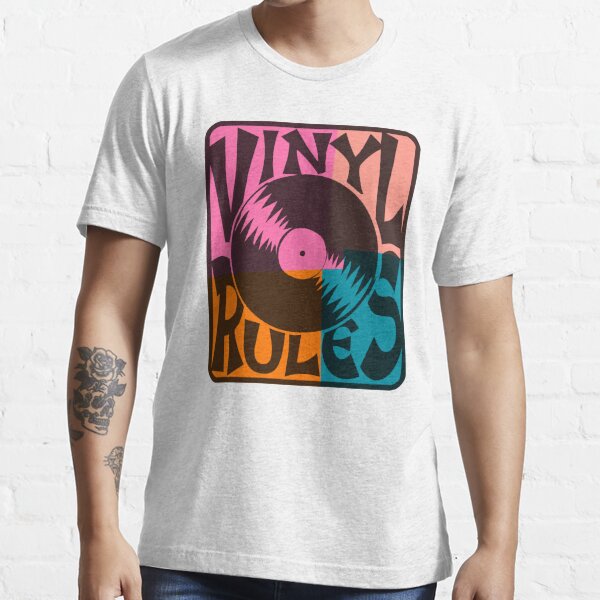 Vinyl Records Rule Pop Art Essential T-Shirt
