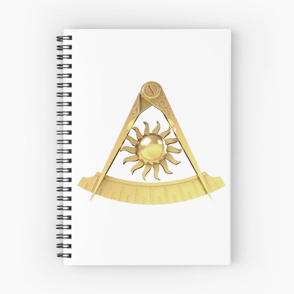 Item preview, Freemason Past Master Gold White Background Masonic designed and sold by MasterMasonMade.