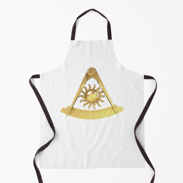 Item preview, Freemason Past Master Gold White Background Masonic designed and sold by MasterMasonMade.