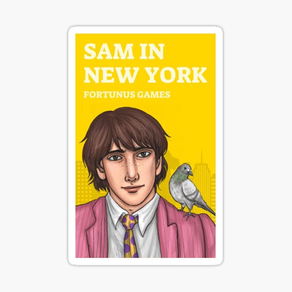 Sam in New York Vol 1 Cover Sticker