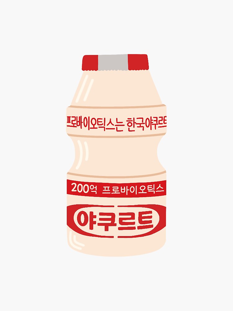 "korean yogurt smoothie" Sticker for Sale by madebysjc Redbubble