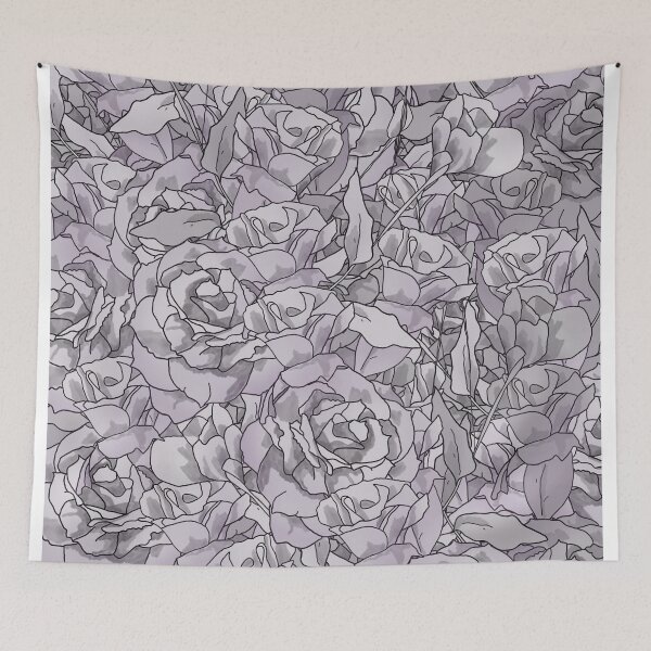 Item preview, Dusty Purple Lisianthus Ink Flower designed and sold by CiuriTee.