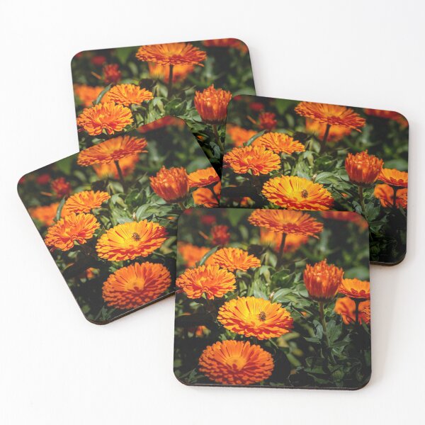 Item preview, Bee on orange flowers designed and sold by Marinuzzi.