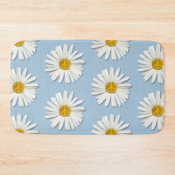 Item preview, Daisy Flower of Inner Peace - Symbol Sign - MOD Real - Pale Denim Blue  designed and sold by 26-Characters.