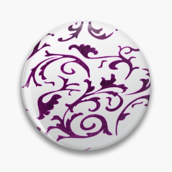 Item preview, ARABIATA 6 purple white patterns Morocco Essaouira flowers leaves design arabesques volutes decor designed and sold by dragonemma.