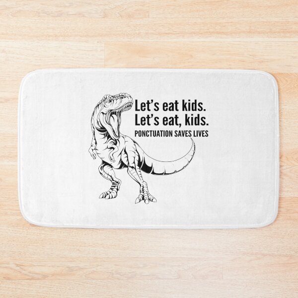 Item preview, Let's eat kids. Let's eat,kids punctuation saves lives, halloween 2020, halloween horror nights designed and sold by T-DESIGNEDZ.