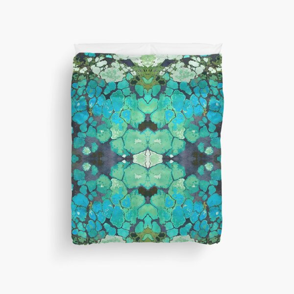 Item preview, Blue Turquoise Natural Stone Print designed and sold by AndreaHelmArt.
