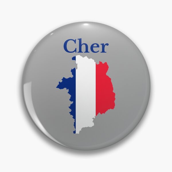 Item preview,  Cher Map, France, French Department designed and sold by marosharaf.