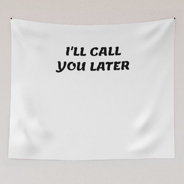 Item preview, White lie party - I'll call you later designed and sold by amrmab.