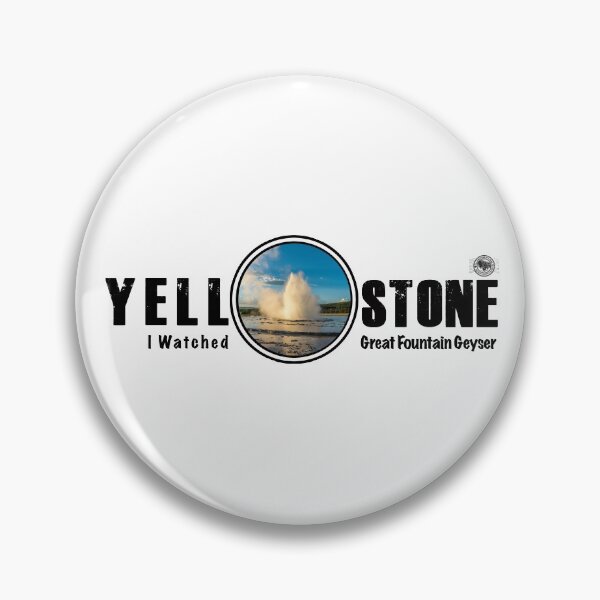 Item preview, I Watched Great Fountain Geyser, Yellowstone National Park - geyser designed and sold by SmyrnaBuffalo.