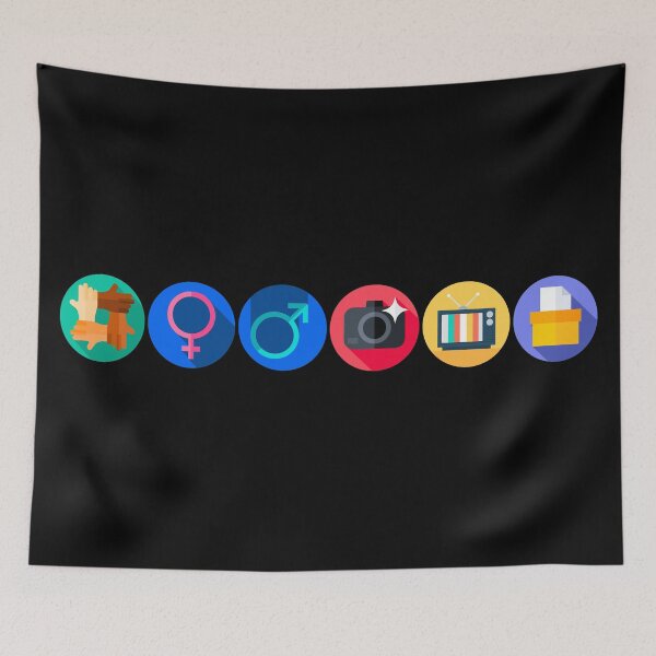 Item preview, Person, Woman, Man, Camera, TV, Vote designed and sold by NessiCreates.
