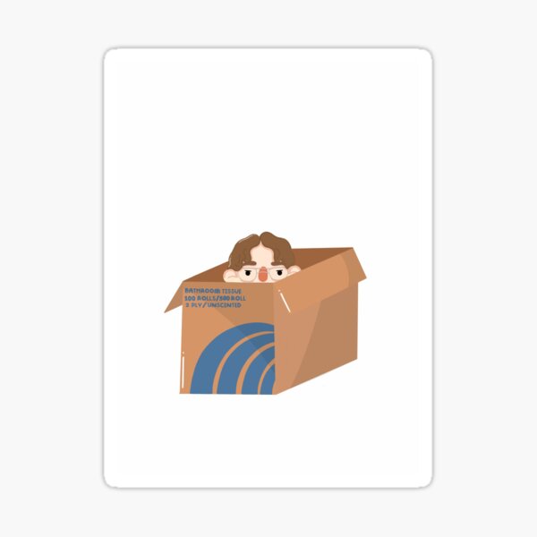 Dwight Schrute in a Box Sticker