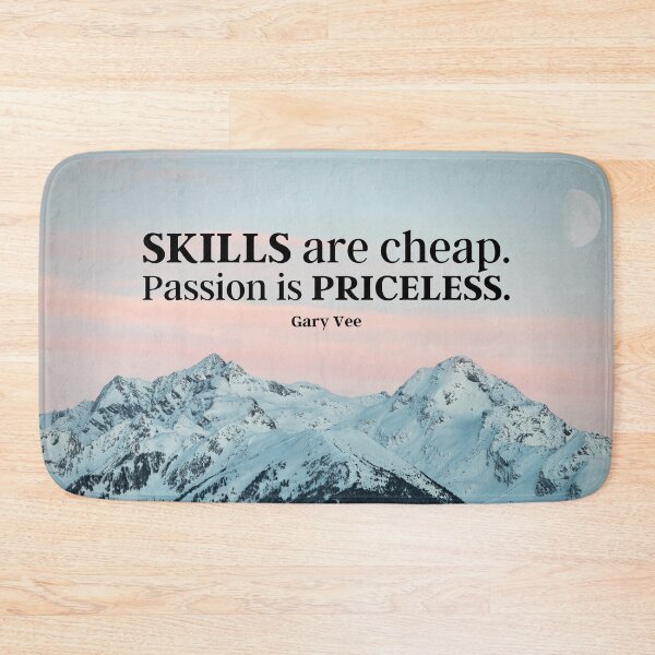 Item preview, Skills Are Cheap, Passion Is Priceless | Gary Vee | Photography designed and sold by KauzSL.