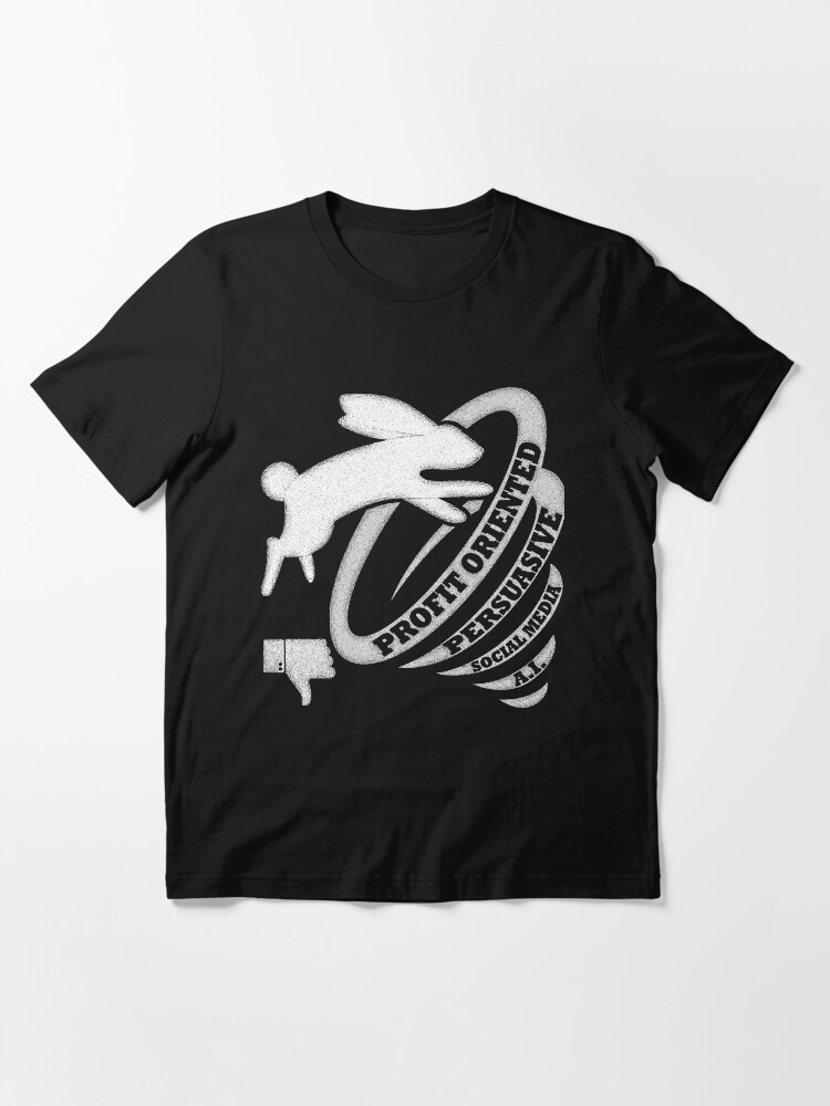 Thumbnail 2 of 7, Essential T-Shirt, Profit oriented persuasive social media AI designed and sold by v-nerd.