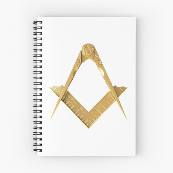 Artikelvorschau, Freimaurer Gold Quadrat & Kompass Weißer Hintergrund Freimaurer entworfen und verkauft von MasterMasonMade.