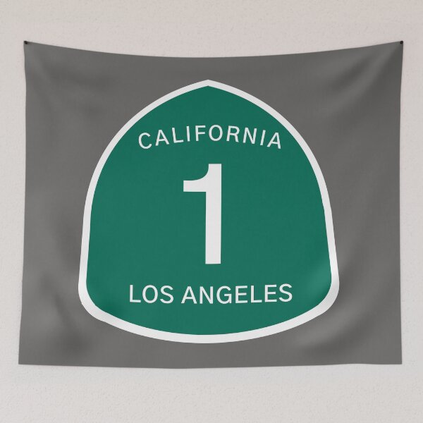 Item preview, Highway 1 Sign: Los Angeles, California designed and sold by milesmoriarty.