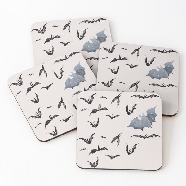 Item preview, Vampire Bat Flying Spooky Halloween Pattern designed and sold by AuroCreatives.