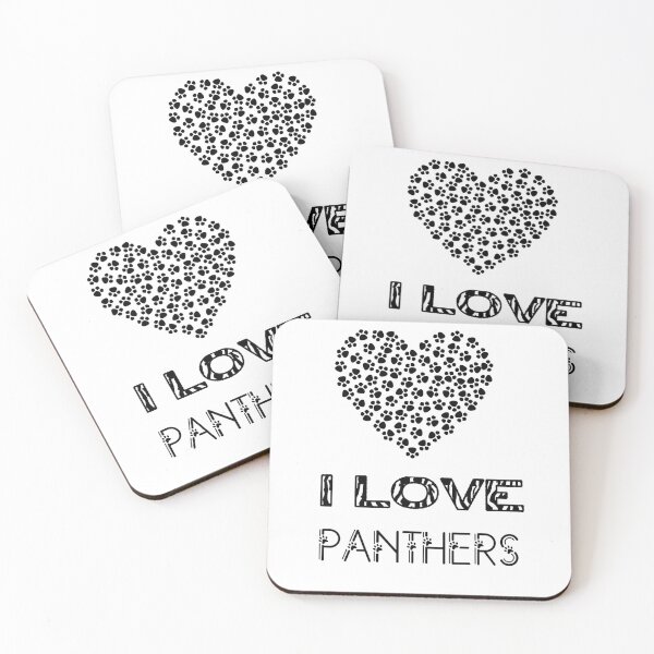 Item preview, I love panthers designed and sold by Designhub14.