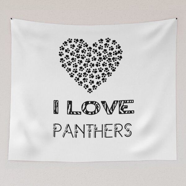 Item preview, I love panthers designed and sold by Designhub14.