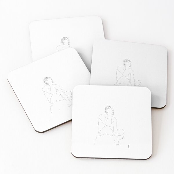 Item preview, Statue line drawing designed and sold by Toria Grace Desgins.