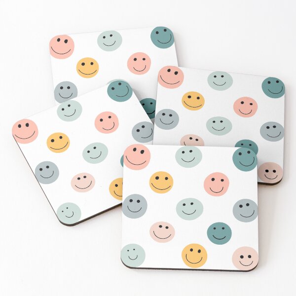 Item preview, Pastel Smiley Face Pattern  designed and sold by Kaitlyn Hart.