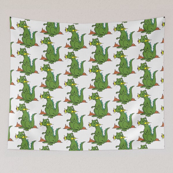Item preview, Dinosaur Alien Monster - Halloween Stickers - Cute / Creepy / Retro 90s designed and sold by laptop-sticker.