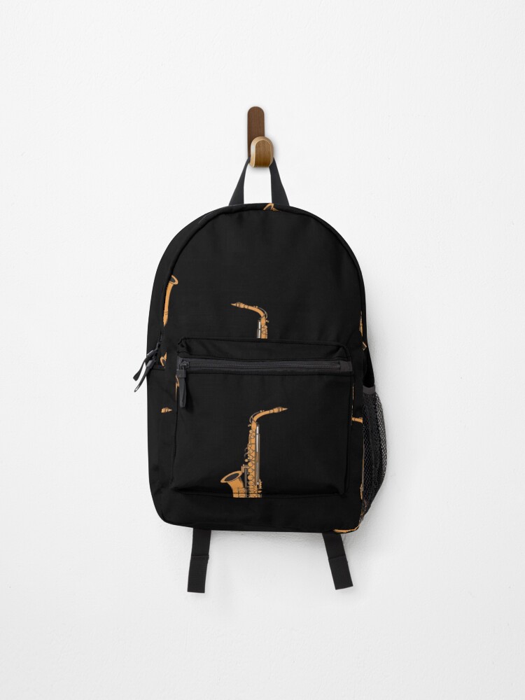 Thumbnail 1 of 3, Backpack, Saxophone Pattern Sax Musical Instrument Gift designed and sold by Jelisandie.