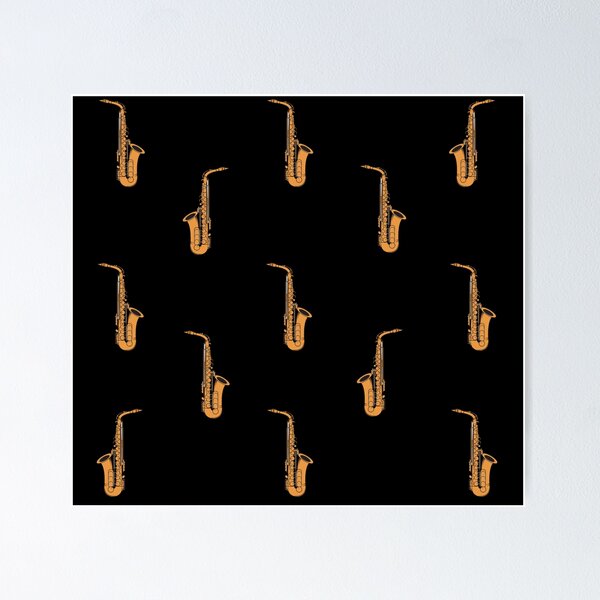 Item preview, Saxophone Pattern Sax Musical Instrument Gift designed and sold by Jelisandie.
