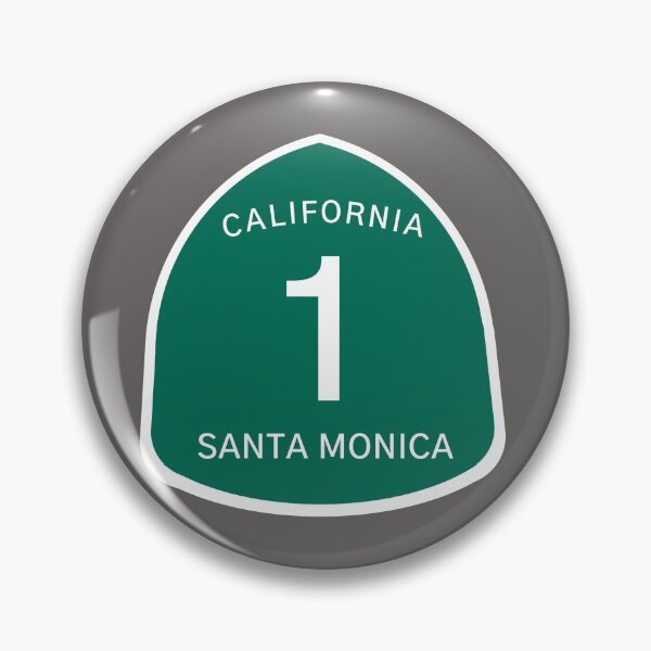 Item preview, Highway 1 Sign: Santa Monica, California designed and sold by milesmoriarty.