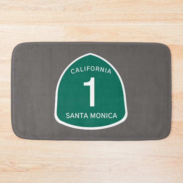 Item preview, Highway 1 Sign: Santa Monica, California designed and sold by milesmoriarty.