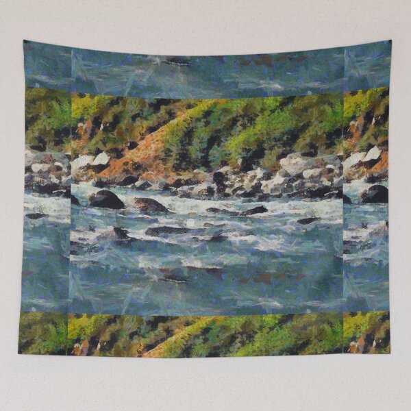 Item preview, River and hill designed and sold by ashishagarwal74.
