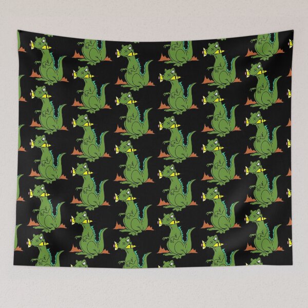 Item preview, Dinosaur Alien Monster - Halloween Stickers - Cute / Creepy / Retro 90s designed and sold by laptop-sticker.
