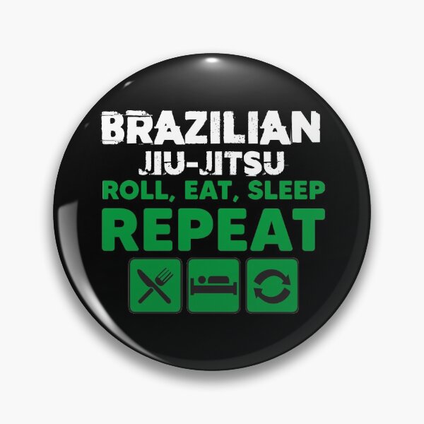 Item preview, Brazilian Jiu Jitsu Roll Eat Sleep Repeat designed and sold by Nessshirts.