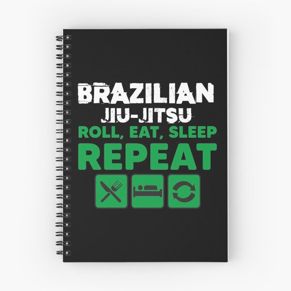 Item preview, Brazilian Jiu Jitsu Roll Eat Sleep Repeat designed and sold by Nessshirts.