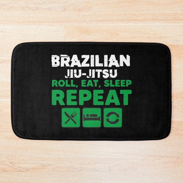 Item preview, Brazilian Jiu Jitsu Roll Eat Sleep Repeat designed and sold by Nessshirts.