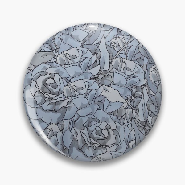 Item preview, Dusty Blue Lisianthus Ink Flower  designed and sold by CiuriTee.