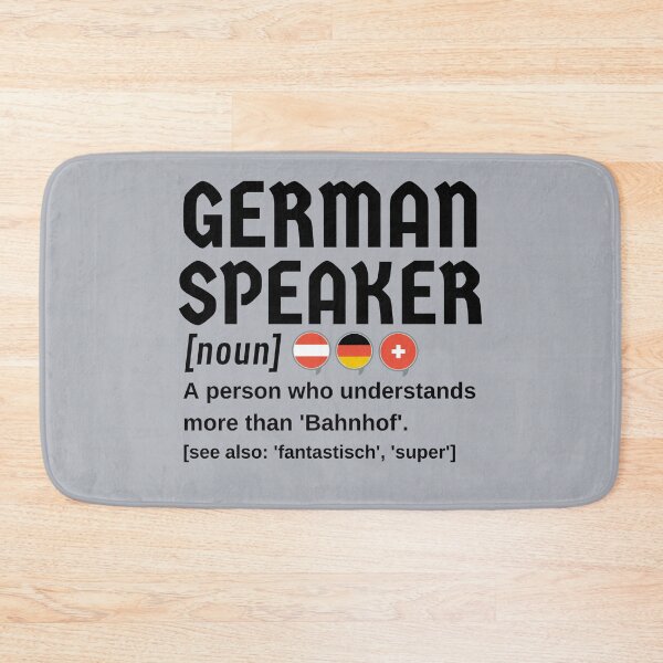 Item preview, German Speaker Deutsch Bahnhof Definition designed and sold by Time4German.