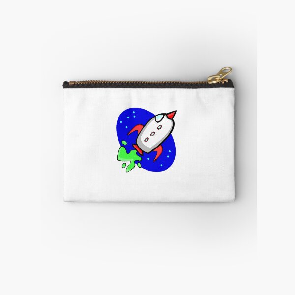 Item preview, Retro 90s Cartoon Spaceship - Space Travel / Aliens - Stickers designed and sold by laptop-sticker.