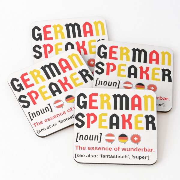 Item preview, German Speaker Wunderbar Gift  designed and sold by Time4German.