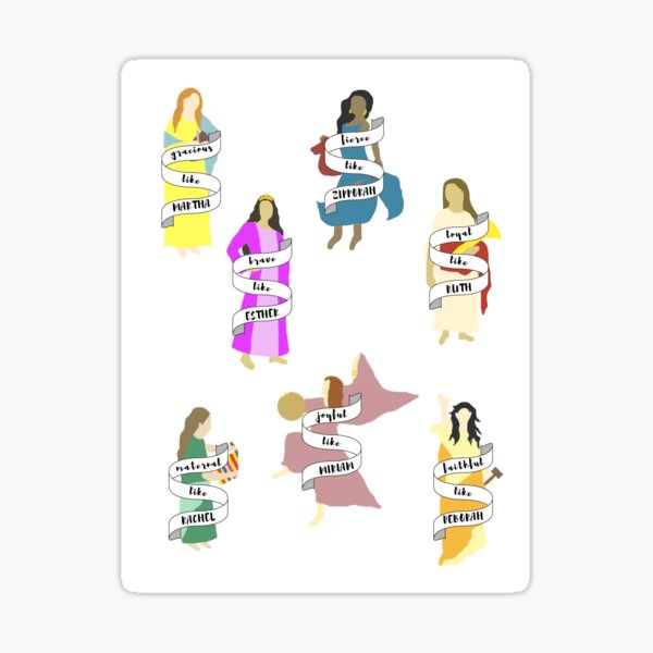 Item preview, women of the Bible designed and sold by redwhiteandrae.