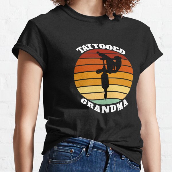 Tattoo Grandma T Shirts Redbubble - full chest and body t shirt tattoo roblox